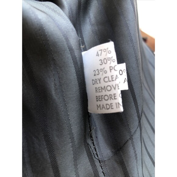 Pied a Terre Vintage Women's Overcoat Mohair & Wool Black Winter Coat Sz 12 - Picture 9 of 11